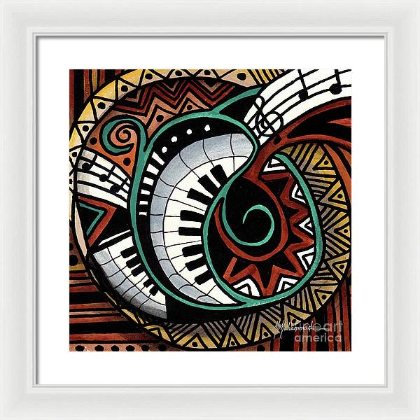 Round About - Framed Print