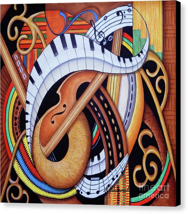 Sound of Soul Strings - Canvas Print