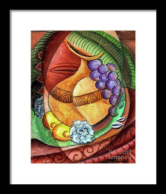 The Amber Vase - Framed Print