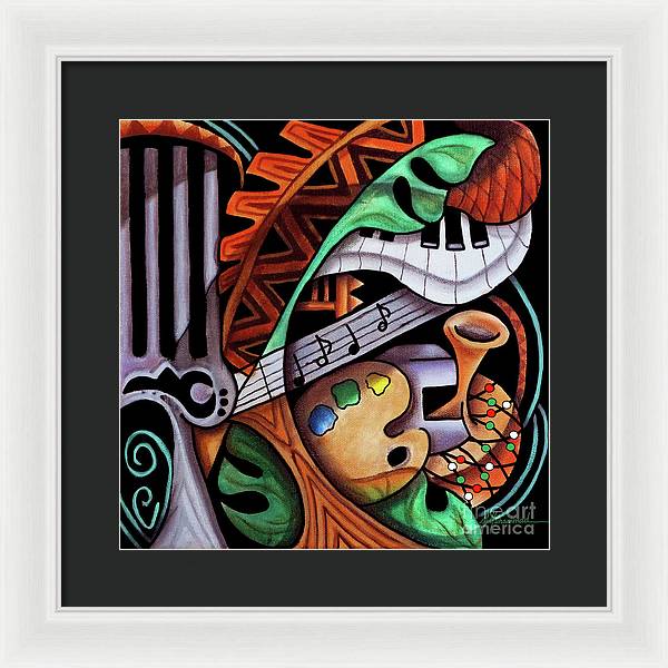 Tribute to the Arts - Framed Print