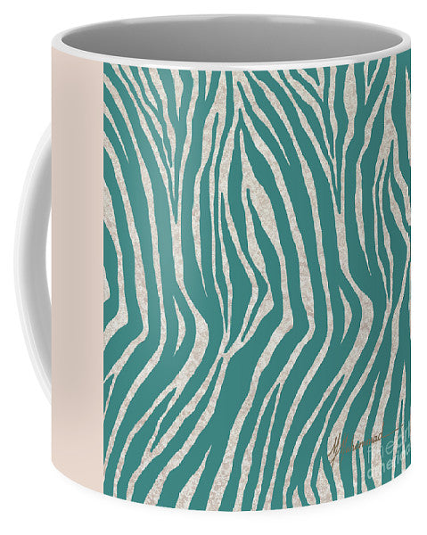 Zebra Turquoise 2 - Mug