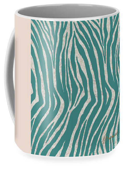 Zebra Turquoise 2 - Mug